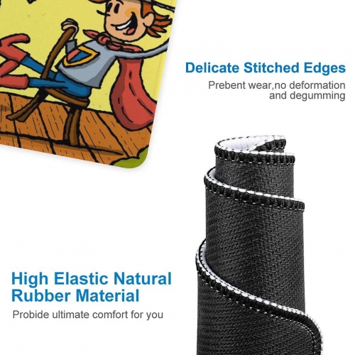 MousePad 7.9"×9.4" (with Stitched Edges)