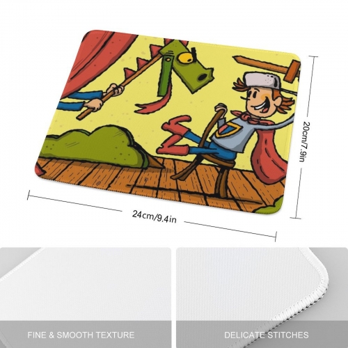 MousePad 7.9"×9.4" (with Stitched Edges)