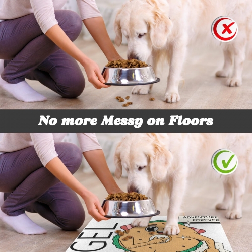 Pet Feeding Mat 40x30cm(Made in USA)