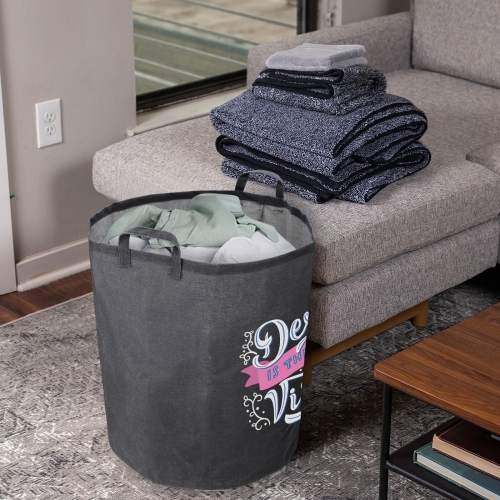 Foldable Round Laundry Basket(Made in USA)