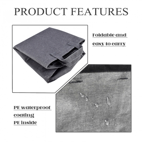 Foldable Round Laundry Basket(Made in USA)