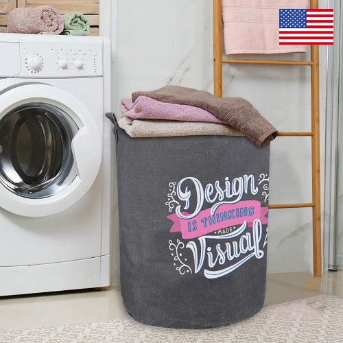 Foldable Round Laundry Basket | Ships from USA