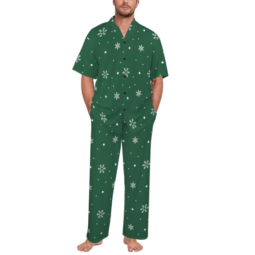 Men's V-Neck Pajama Set (Model Sets 32)