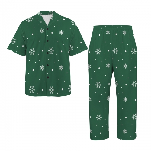 Men's V-Neck Pajama Set (Model Sets 32)