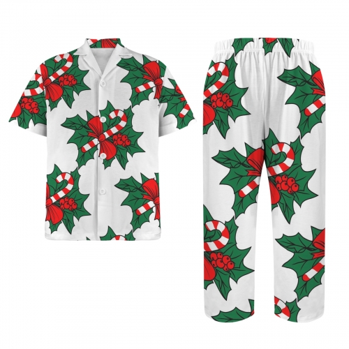 Big Girls' V-Neck Pajama Set (Model Sets 32)