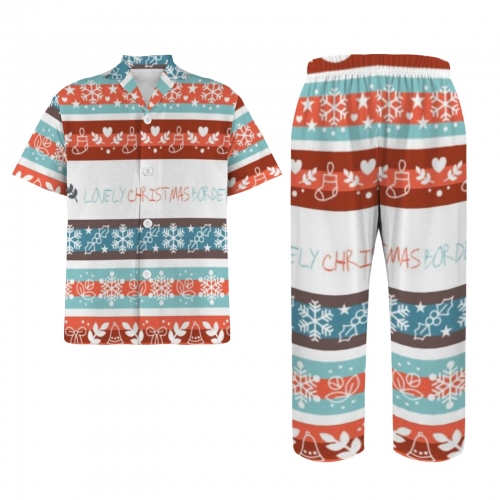 Little Girls' V-Neck Pajama Set (Model Sets 32)