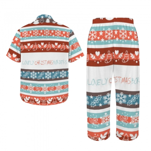 Little Girls' V-Neck Pajama Set (Model Sets 32)