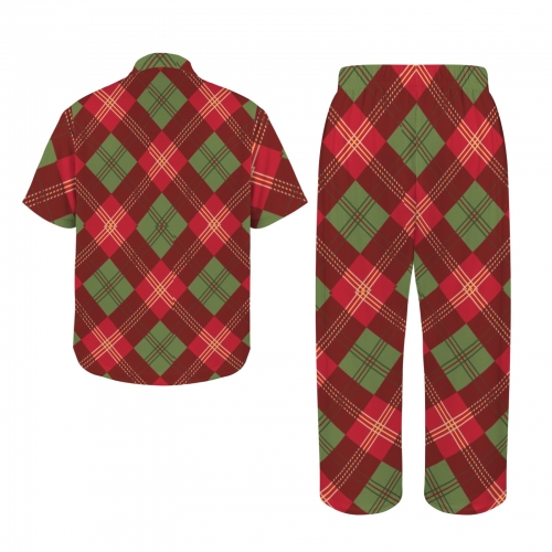 Big Boys' V-Neck Pajama Set (Model Sets 32)