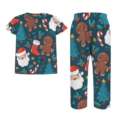 Big Girls' Crew Neck Pajama Set (Model Sets 31)