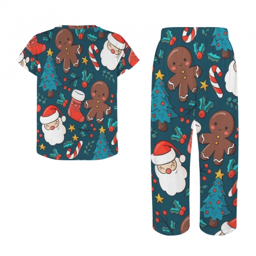 Big Girls' Crew Neck Pajama Set (Model Sets 31)