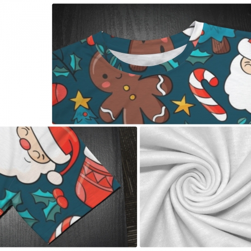 Big Girls' Crew Neck Pajama Set (Model Sets 31)