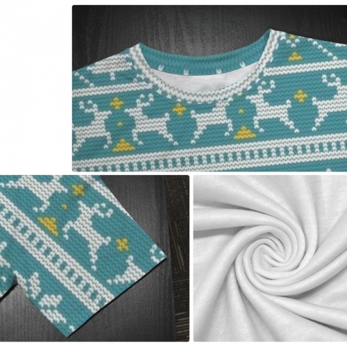 Little Girls' Crew Neck Pajama Set (Model Sets 31)