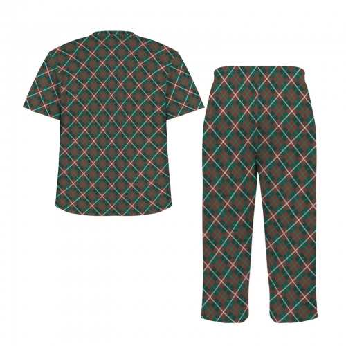 Men's Crew Neck Pajama Set (Model Sets 31)