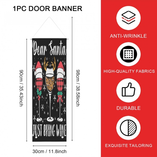 Hanging Door Banner 30×90cm(Single-Panel)(Made in Queens)