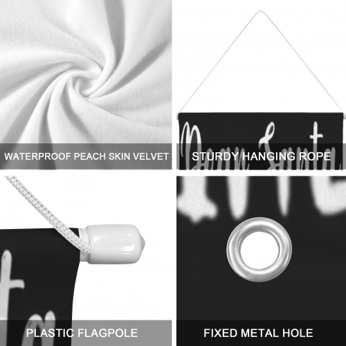 Hanging Door Banner 30×90cm(Single-Panel)(Made in Queens)