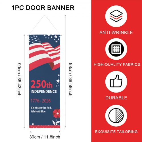 Hanging Door Banner 30×90cm (Single-Panel) | Ships from USA