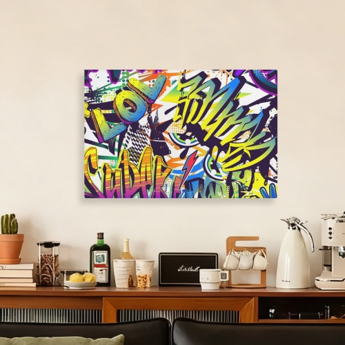 Frame Canvas Print 24" x 16" (Made in USA)