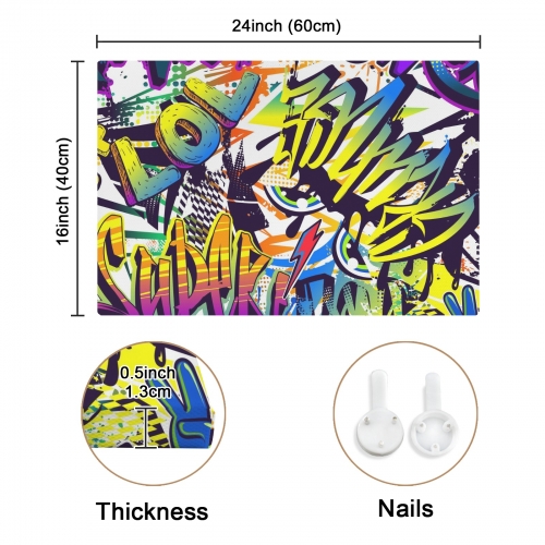 Frame Canvas Print 24" x 16" (Made in USA)