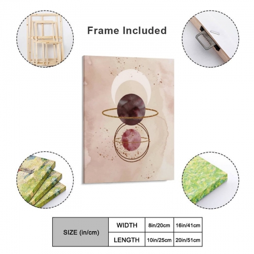 Frame Canvas Painting 16"×20" – Vertical | Ships from USA