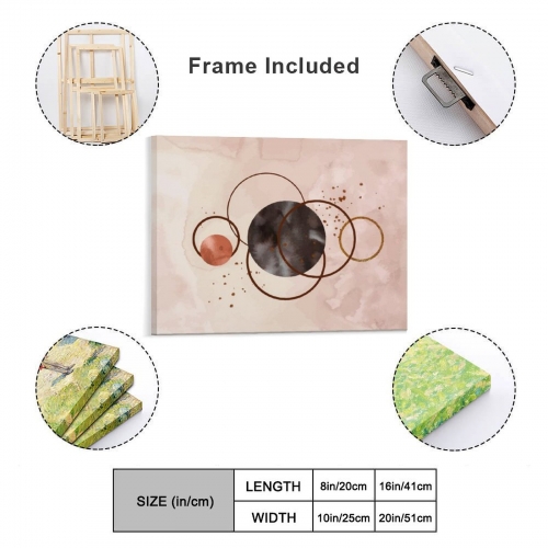 Frame Canvas Painting 20"×16"-Horizontal | Ships from USA