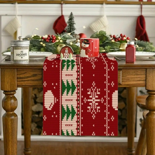 7 Pieces Table Runner and Placemats Set (Made in USA)