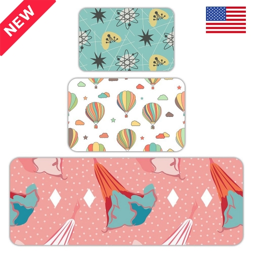 3-Piece Kitchen Mat Set | Ships from USA