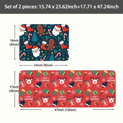 2-Piece Kitchen Mat Set | Ships from USA