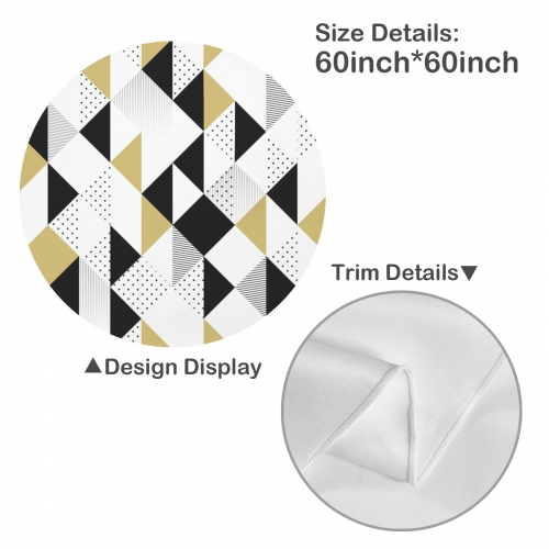 Round Tablecloth 60" x 60"(Made in Queens)