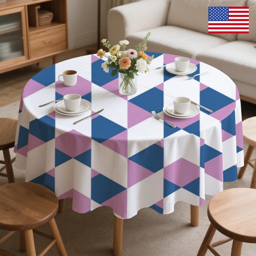 Round Tablecloth 70" x 70" | Ships from USA