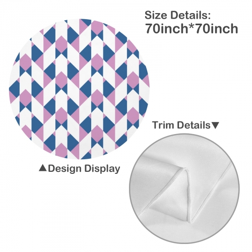 Round Tablecloth 70" x 70" | Ships from USA