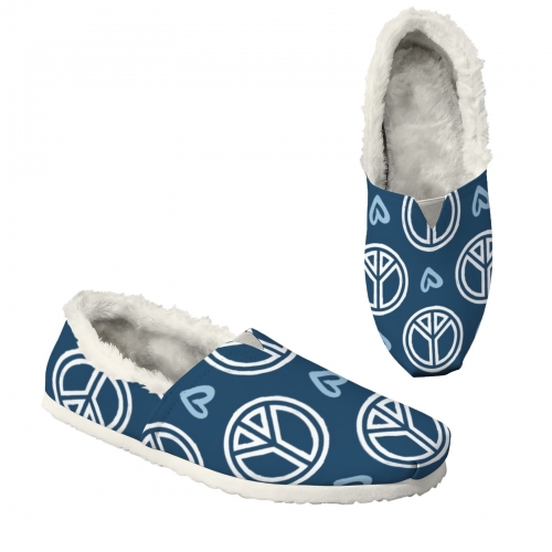Men's Fleece-Lined Canvas Slip-On