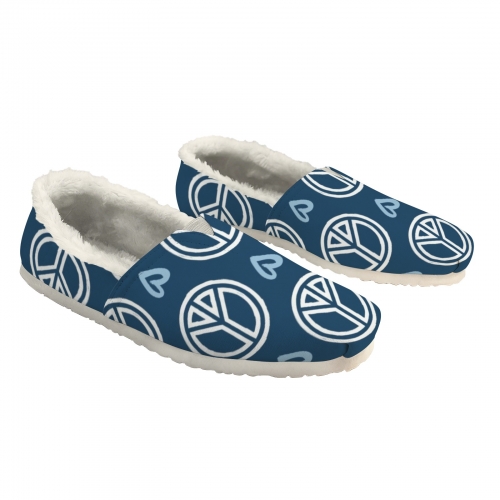 Men's Fleece-Lined Canvas Slip-On