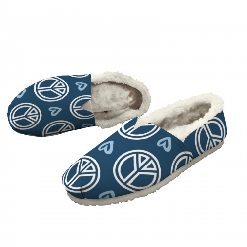 Men's Fleece-Lined Canvas Slip-On