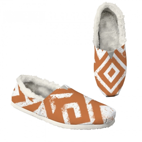 Women's Fleece-Lined Canvas Slip-On