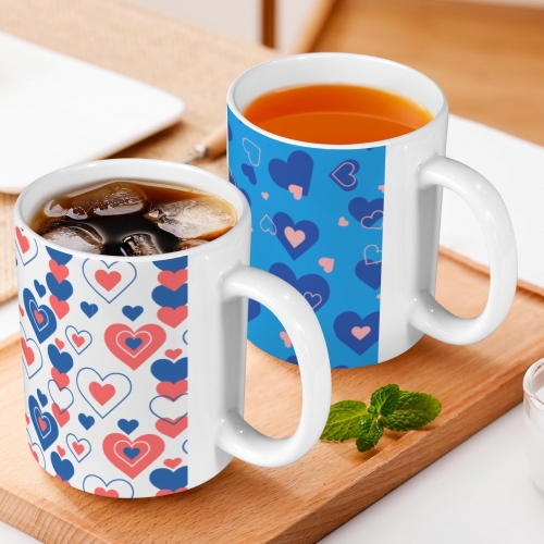 Custom White Mug(11OZ)(Set of 2) | Ships from Australia