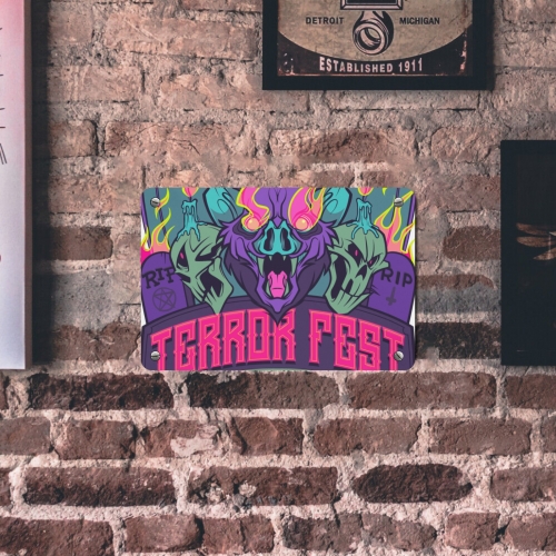 Metal Sign 12"x8" (Made in Japan)