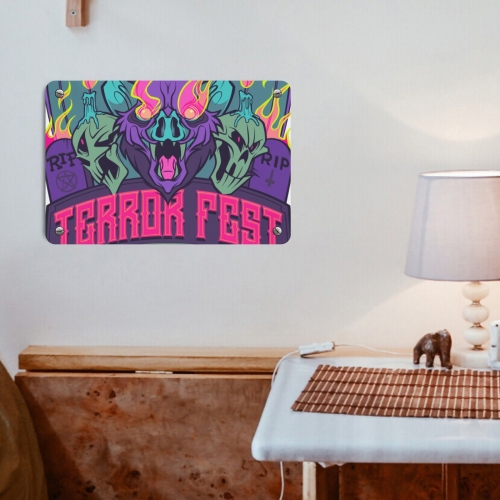 Metal Sign 12"x8" (Made in Japan)