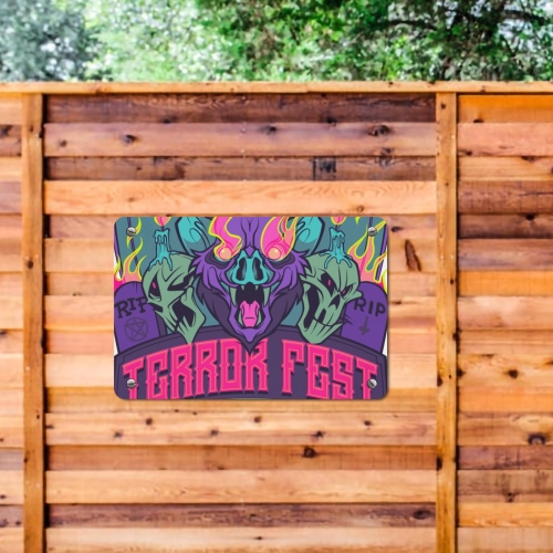 Metal Sign 12"x8" (Made in Japan)