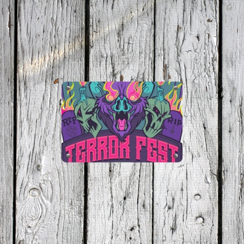 Metal Sign 12"x8" (Made in Japan)