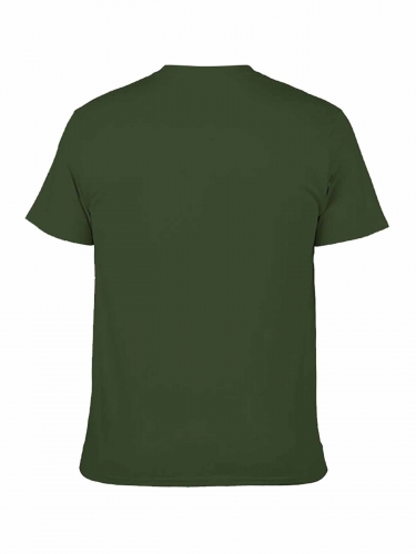 Men's Cotton Short Sleeve T-Shirt (Front Print)