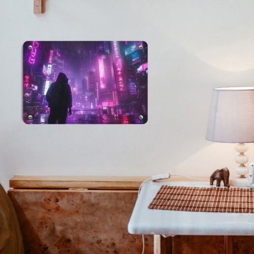 Metal Sign 12"x8"(Set of 2)(Customizable Separately) (Made in Japan)