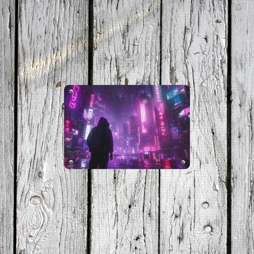 Metal Sign 12"x8"(Set of 2)(Customizable Separately) (Made in Japan)