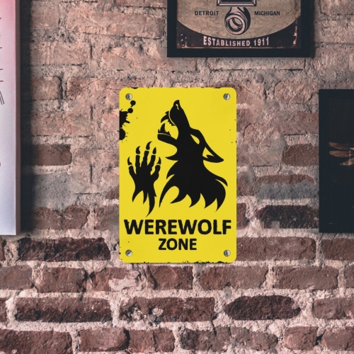 Metal Sign 8"x12"(Set of 2)(Customizable Separately) (Made in Japan)