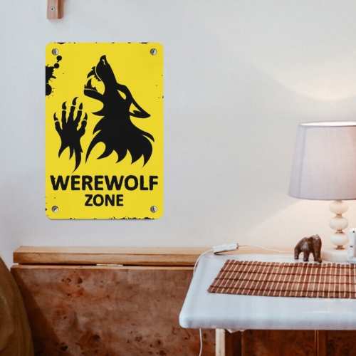 Metal Sign 8"x12"(Set of 2)(Customizable Separately) (Made in Japan)