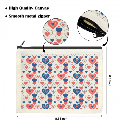 Cosmetic Bag (DTF)(22.5*17.5CM)(2-Pack)(Made in USA)