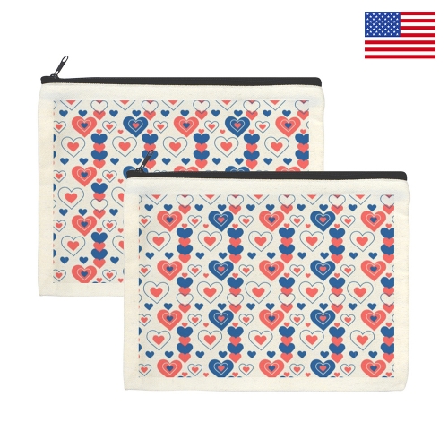 Cosmetic Bag (DTF)(22.5*17.5CM)(2-Pack) | Ships from USA