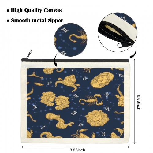 Cosmetic Bag (DTF)(22.5*17.5CM)(3-Pack)(Made in USA)