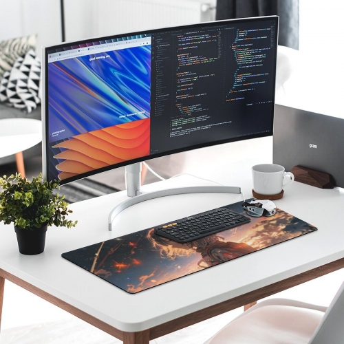 Rectangle Mousepad (with Stitched Edges)30x80cm