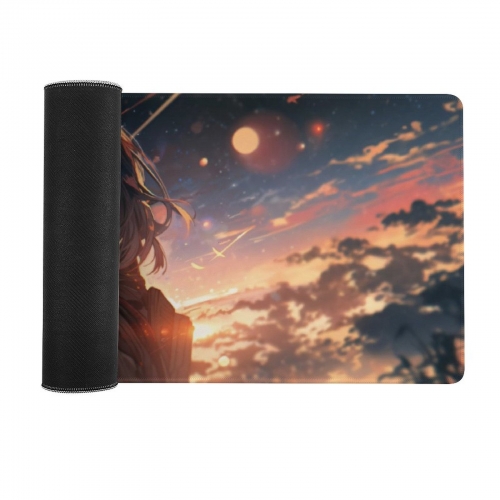 Rectangle Mousepad (with Stitched Edges)30x80cm