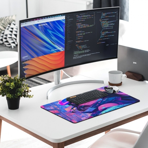 Rectangle Mousepad (with Stitched Edges)40x75cm